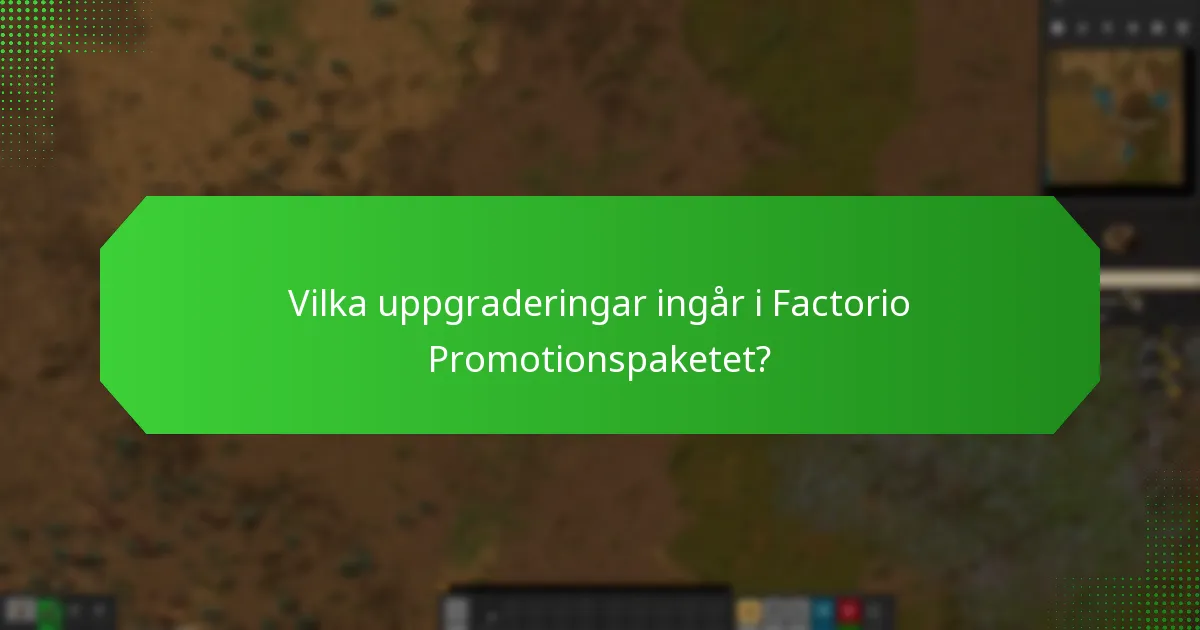 Hur jämförs Factorio Promotionspaketet med andra paket?